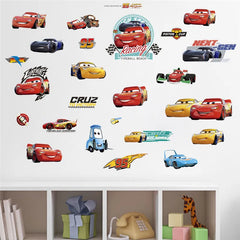 Cartoon cars 2 wall stickers for kid's room