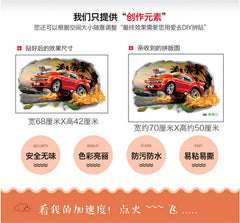 Cartoon cars 2 wall stickers for kid's room