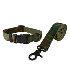 Plastic Release Buckle Dog Leash And Collar Set