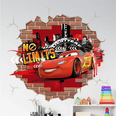 Cartoon cars 2 wall stickers for kid's room