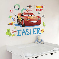Cartoon cars 2 wall stickers for kid's room