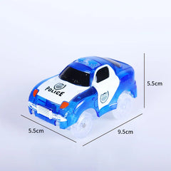 Racing Cars With Colored Lights Glow in The Dark Creative Gifts Toys For Children