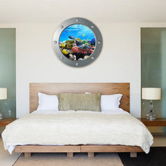 3D Porthole Under The Sea Stickers