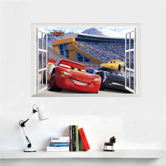 Cartoon cars 2 wall stickers for kid's room