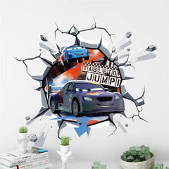 Cartoon cars 2 wall stickers for kid's room