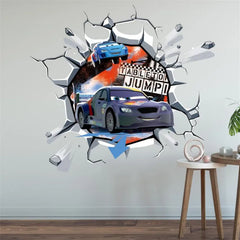 Cartoon cars 2 wall stickers for kid's room