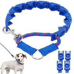 Dog Collar Welded Link Chain  Pinch Adjustable Large Size Training Accessories Collar For Big Dogs