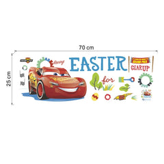 Cartoon cars 2 wall stickers for kid's room