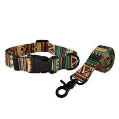 Plastic Release Buckle Dog Leash And Collar Set