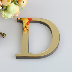 3D Mirror 26 Letters Wall Stickers