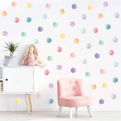 Polka Dots Wall Sticker Circle Wall Decal