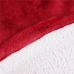 Winter Hooded Pocket TV Blankets Bathrobe W