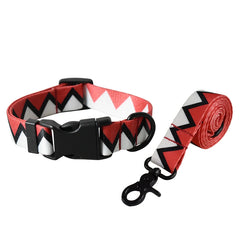 Plastic Release Buckle Dog Leash And Collar Set