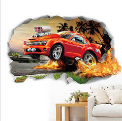 Cartoon cars 2 wall stickers for kid's room