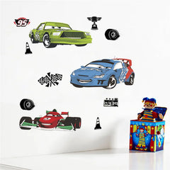 Cartoon cars 2 wall stickers for kid's room