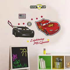Cartoon cars 2 wall stickers for kid's room