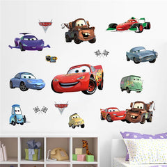Cartoon cars 2 wall stickers for kid's room