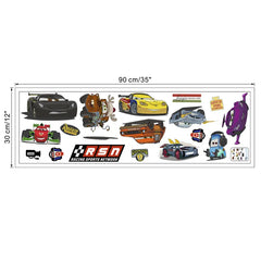 Cartoon cars 2 wall stickers for kid's room