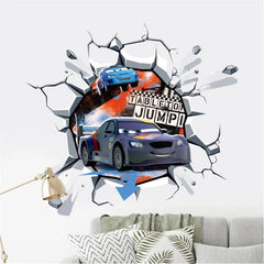 Cartoon cars 2 wall stickers for kid's room