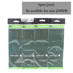 6PCS Carp Fishing Line Ready