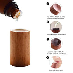 Essential Oil Diffuser Container Slowly Volatile Cherry Wooden Essential Oil