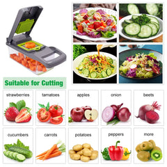 Vegetable Chopper Multifunctional Grater Cutter