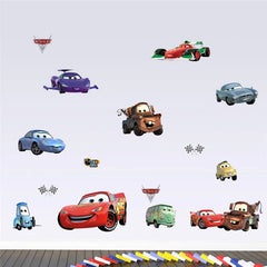 Cartoon cars 2 wall stickers for kid's room