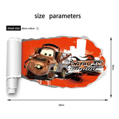 Cartoon cars 2 wall stickers for kid's room