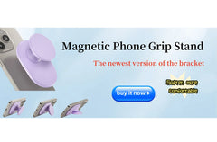 Magnetic Phone Grip Stand Holder Silicone