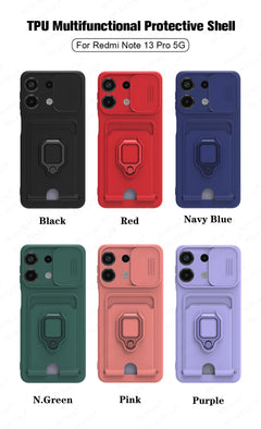 Multifunctional TPU Soft Case For Samsung Note13 Note 13 Pro 5G 4G Car Magnet Holder