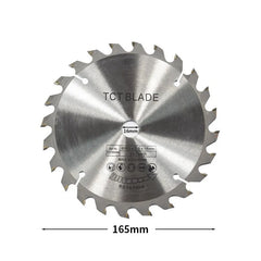 Circular Saw Blade 165mm Dia 24T/40T/48T TCT Carbide Disc for Woodworking Cutting Tools