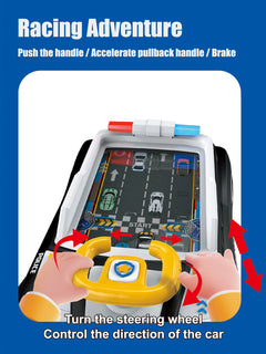 Children's Steering Wheel Racing Game Board Puzzle