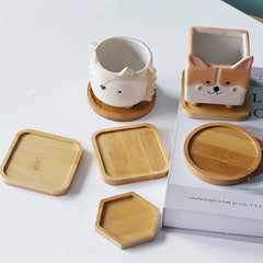 Mini Bamboo Sweet Table Decoration Trays