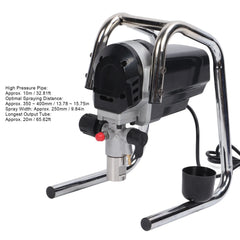 Airless Paint Sprayer 750W Electric High Pressure Paint Spray Machine