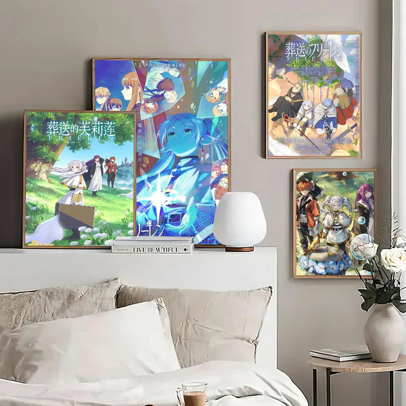 Anime Poster Self-adhesive Art Poster Prints Posters Artwork