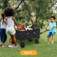 Outdoor Handcart Garden Folding Wagon Cart Collapsible Utility Cart