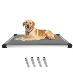 Padded Dog Bed for Crate, Chew-Proof Elevated Cot