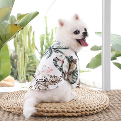 Pet Cotton Shirts Hawaii Style