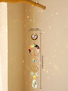 Suncatcher Crystal Eye Life of Tree Hanging Decoration Stained Glass Sun Catcher Rainbow Maker