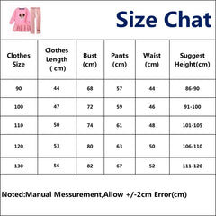 Baby Girls Minnie Clothing Sets Cotton Dress + Pants 2Pcs