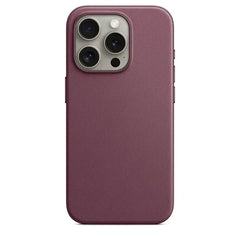 Leather For iPhone 15 Pro Max Plus Strong Magnet Case  Wireless Charging Drop Protect Cover