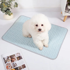 Pet Cooling Mat Dog Cat Sleeping Pad Washable Reusable