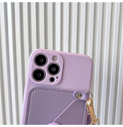 Crossbody Card Case Strap Card Holder Protector For iPhone 11 12 13 14 ProMax X XS XR Max