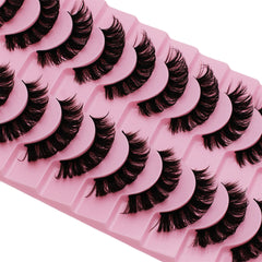 10 Pairs DD Curl Russian Strip Lashes