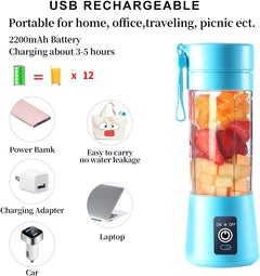 Mini Electric Juicer Portable Blender Cup USB Charging