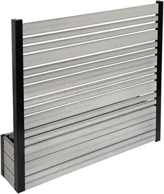 Outdoor Freestanding Privacy Fence Screen Panel 6ft H 4ft W X 1ft L 6ft H X 4ft W X 1ft L