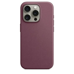 Leather For iPhone 15 Pro Max Plus Strong Magnet Case  Wireless Charging Drop Protect Cover