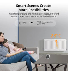 Thermostatic Radiator Valve TRVs Smart Quiet TRV Temperature Control System Support Alexa ZHA MQTT Ewelink