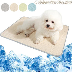 Pet Cooling Mat Dog Cat Sleeping Pad Washable Reusable