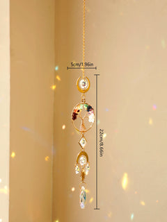 Suncatcher Crystal Eye Life of Tree Hanging Decoration Stained Glass Sun Catcher Rainbow Maker